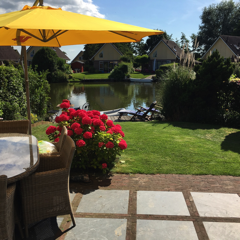 Terrasse mit Grachtenblick