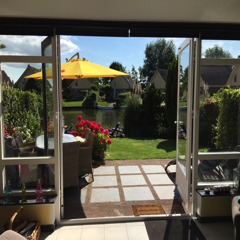 Blick auf den Garten