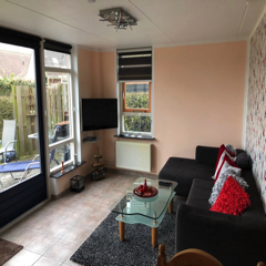 Der Wohnraum mit Blick auf die Gracht